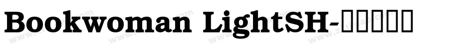 Bookwoman LightSH字体转换